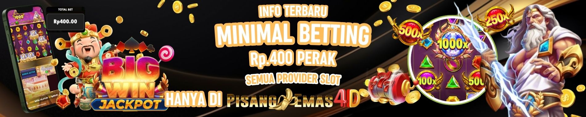 PISANGEMAS4D Bandar Slot Terpercaya Bisa Bet 400 Rupiah